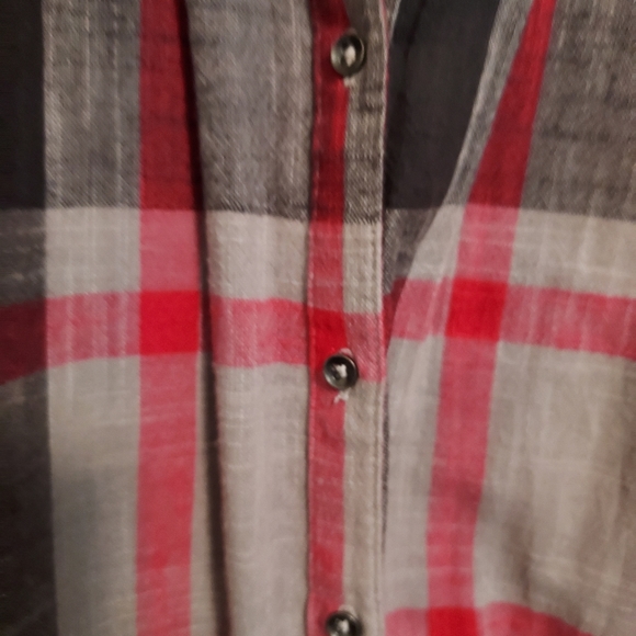 Free people plaid button front med - Picture 11 of 16